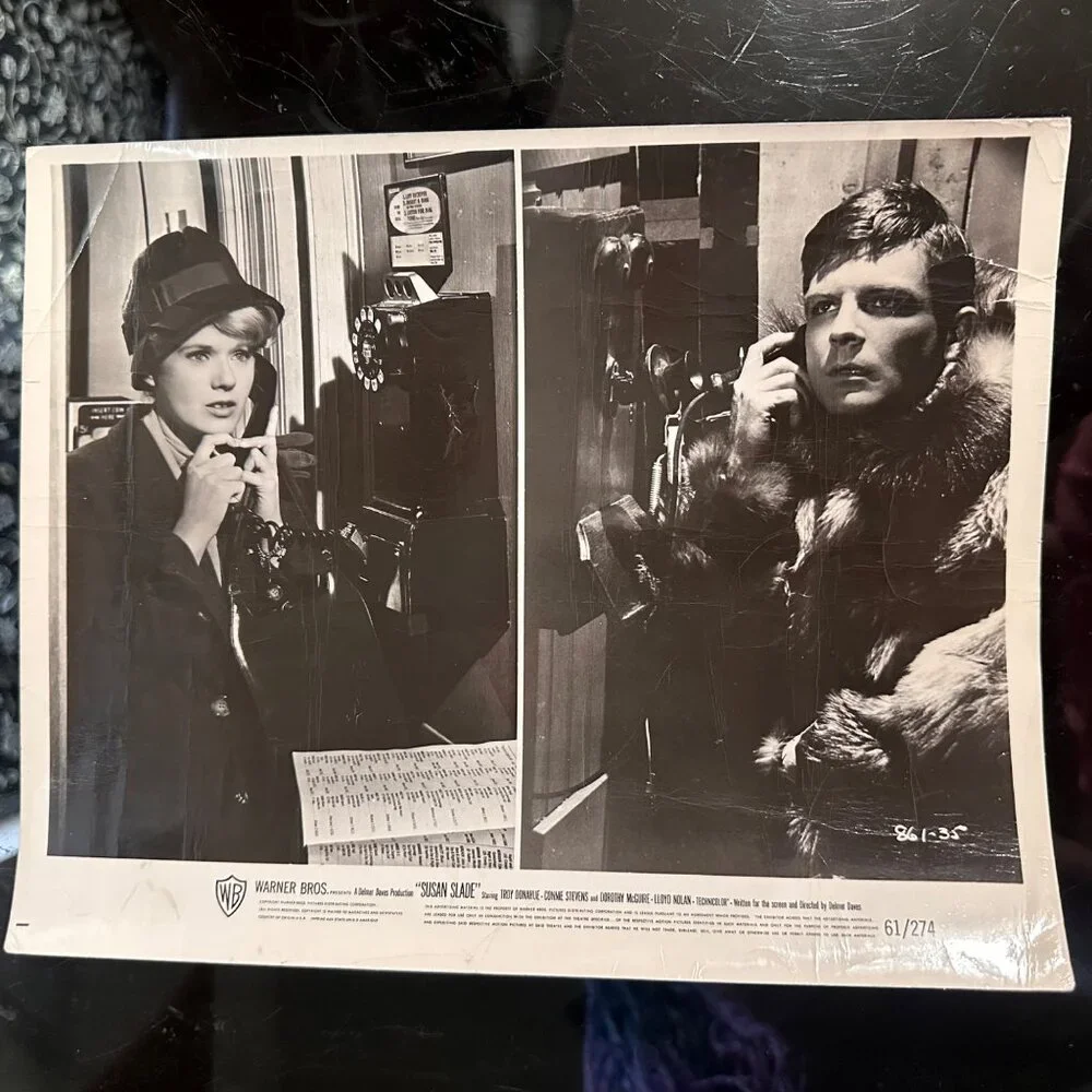 Vintage 1961 Warner Bros "Susan Slade" Movie Still Photo Featuring Connie Steven - Picture 2 of 13